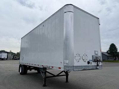 Hyundai 28 ft Dry Van Trailer - Roll up Door, Spring, Single Axle, Fixed Axle