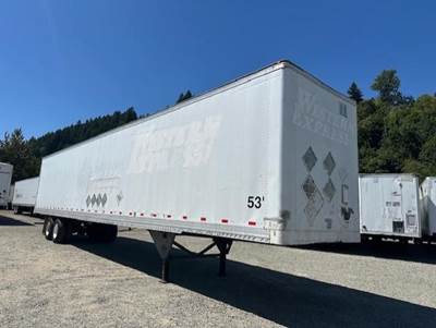 Hyundai 53 ft Dry Van Trailer - Swing Door, Air Ride, Sliding Axle