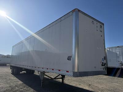 Hyundai 48 ft Dry Van Trailer - Swing Door, Air Ride, Sliding Axle