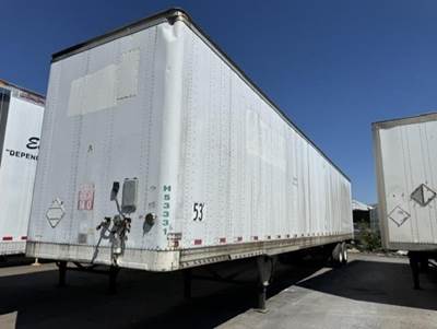 Hyundai 53 ft Dry Van Trailer - Swing Door, Spring, Sliding Axle