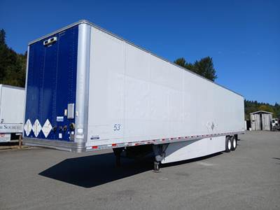 Hyundai 53 ft Dry Van Trailer - Swing Door, Spring, Sliding Axle