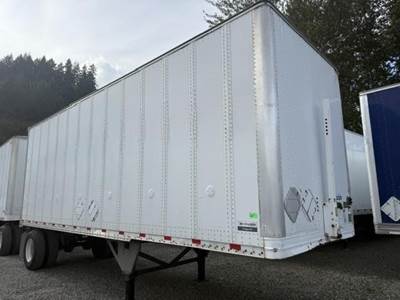 Hyundai 28 ft Dry Van Trailer - Roll up Door, Spring, Single Axle, Fixed Axle