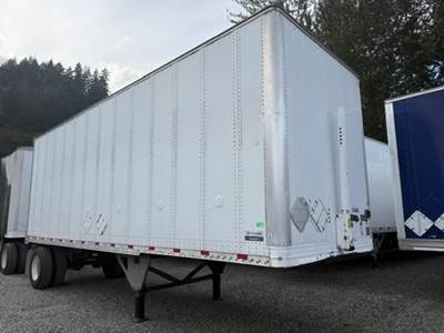Hyundai 28 ft Dry Van Trailer - Roll up Door, Spring, Single Axle, Fixed Axle