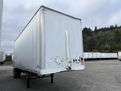 2017 Hyundai 28 ft Dry Van Trailer - Roll up Door, Spring, Single Axle, Fixed Axle