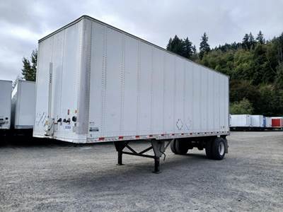 2017 Hyundai 28 ft Dry Van Trailer - Roll up Door, Spring, Single Axle, Fixed Axle