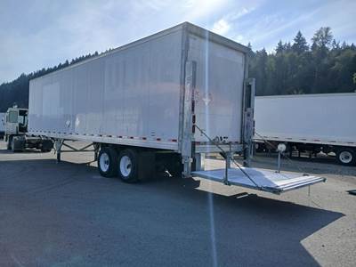 Hyundai 40 ft Dry Van Trailer - Roll up Door, Air Ride, Liftgate, Sliding Axle