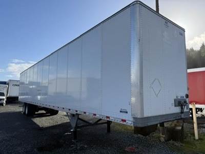 2018 Hyundai 53 ft Dry Van Trailer - Roll up Door, Air Ride, Sliding Axle