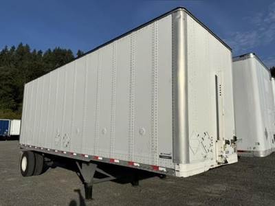 Hyundai 28 ft Dry Van Trailer - Roll up Door, Spring, Single Axle, Fixed Axle