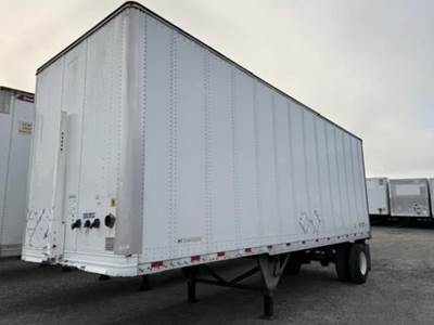 2014 Hyundai 28 ft Dry Van Trailer - Roll up Door, Spring, Single Axle, Fixed Axle