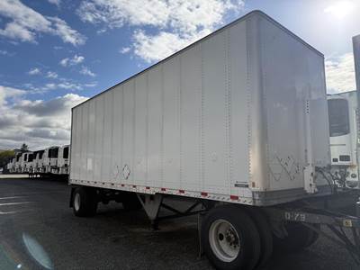 Hyundai 28 ft Dry Van Trailer - Roll up Door, Spring, Single Axle, Fixed Axle