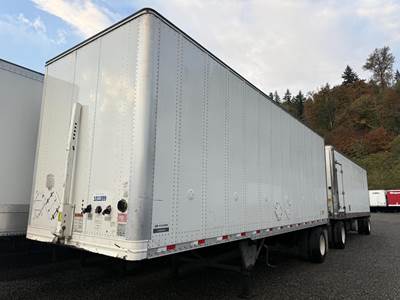 Hyundai 28 ft Dry Van Trailer - Roll up Door, Spring, Single Axle, Fixed Axle
