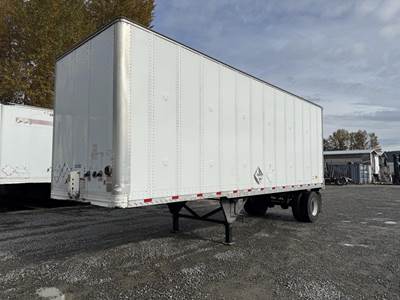 Hyundai 28 ft Dry Van Trailer - Roll up Door, Spring, Single Axle, Fixed Axle