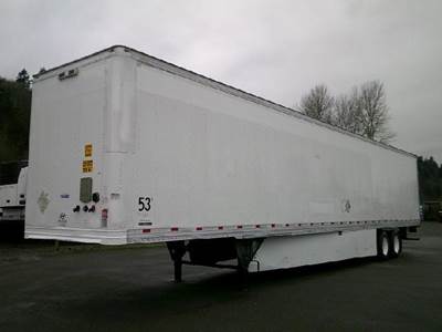 Hyundai 53 ft Dry Van Trailer - Swing Door, Air Ride, Sliding Axle