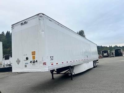 Hyundai 53 ft Dry Van Trailer - Swing Door, Spring, Sliding Axle