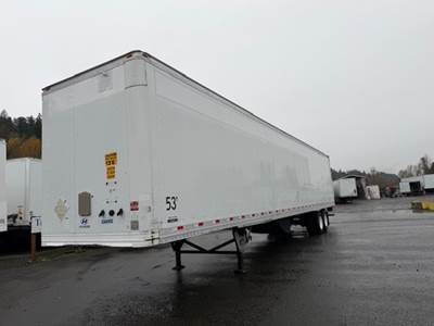 Hyundai 53 ft Dry Van Trailer - Swing Door, Air Ride, Sliding Axle