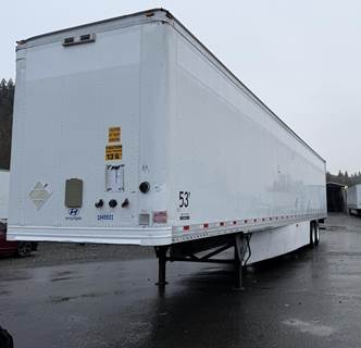 2016 Hyundai 53 ft Dry Van Trailer - Swing Door, Air Ride, Sliding Axle