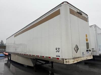 2016 Hyundai 53 ft Dry Van Trailer - Swing Door, Air Ride, Sliding Axle