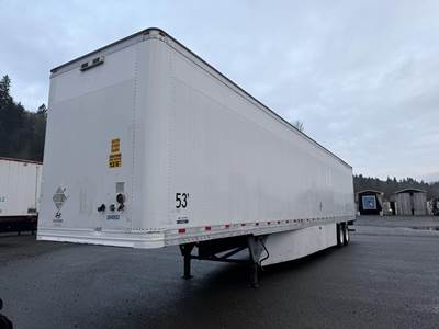 Hyundai 53 ft Dry Van Trailer - Swing Door, Air Ride, Sliding Axle