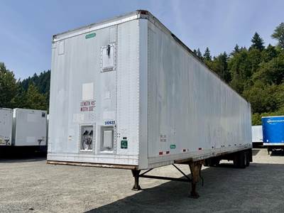 PINES TRAILER 45 ft Dry Van Trailer - Swing Door, Spring, Sliding Axle