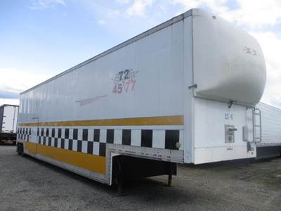 1986 TMC TRAILERS 48' ENCLOSED DOUBLE DROP CAR HAULER