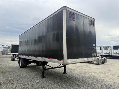 Trailmobile 28 ft Dry Van Trailer - Roll up Door, Spring, Single Axle, Fixed Axle