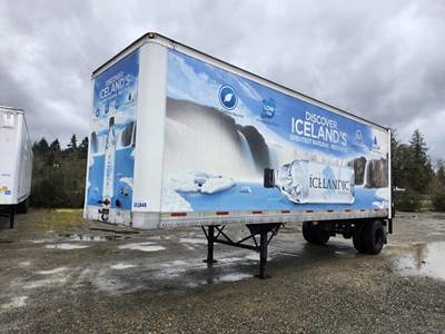 Trailmobile 28 ft Dry Van Trailer - Roll up Door, Spring, Liftgate, Single Axle, Fixed Axle