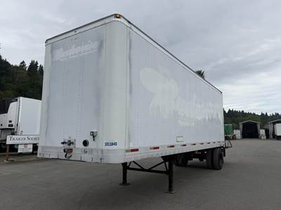 Trailmobile 28 ft Dry Van Trailer - Roll up Door, Spring, Liftgate, Single Axle, Fixed Axle