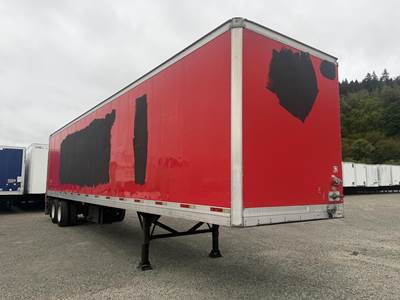 2007 Trailmobile 45 ft Dry Van Trailer - Roll up Door, Spring, Liftgate, Sliding Axle