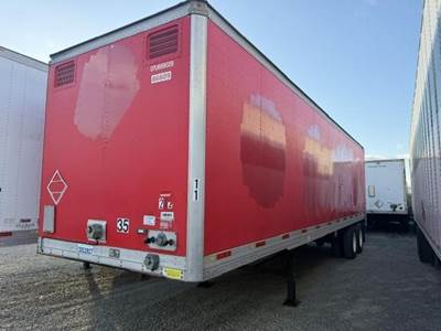 2007 Trailmobile 36 ft Dry Van Trailer - Roll up Door, Spring, Liftgate, Fixed Axle