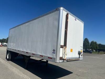 UTILITY 28 ft Dry Van Trailer - Roll up Door, Air Ride, Single Axle, Fixed Axle