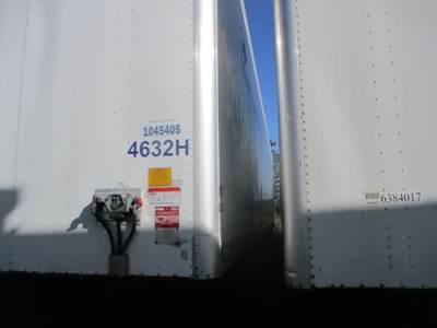 UTILITY 4000DX 53 ft Dry Van Trailer - Swing Door, Spring, Quad Axle, Fixed Axle