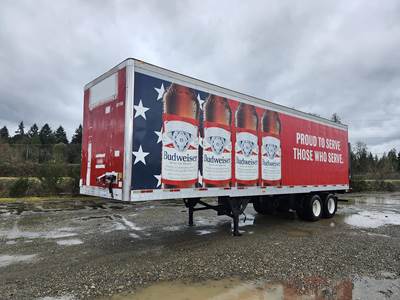 UTILITY 36 ft Dry Van Trailer - Roll up Door, Air Ride, Liftgate, Fixed Axle