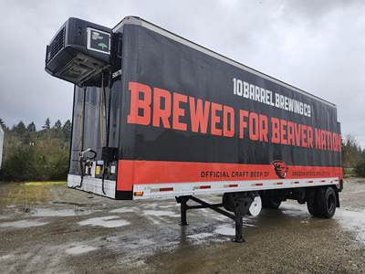 UTILITY 28 ft Dry Van Trailer - Roll up Door, Spring, Liftgate, Single Axle, Fixed Axle