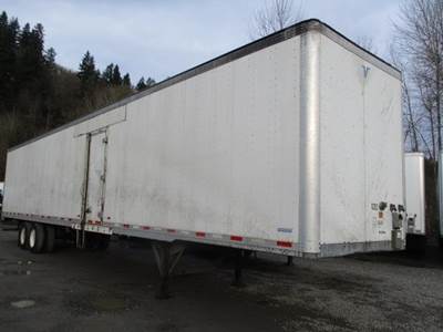 Vanguard 53 ft Dry Van Trailer - Roll up Door, Air Ride, Sliding Axle