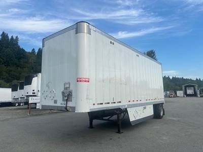 Wabash 28 ft Dry Van Trailer - Roll up Door, Spring, Single Axle, Fixed Axle