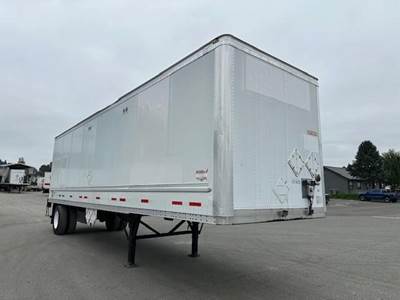 Wabash 34 ft Dry Van Trailer - Roll up Door, Spring, Liftgate, Single Axle, Fixed Axle