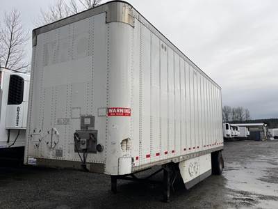 Wabash 28 ft Dry Van Trailer - Roll up Door, Spring, Single Axle, Fixed Axle