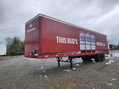 Wabash 36 ft Dry Van Trailer - Roll up Door, Air Ride, Liftgate, Fixed Axle