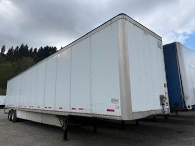 2012 Wabash 53 ft Dry Van Trailer - Swing Door, Air Ride, Sliding Axle