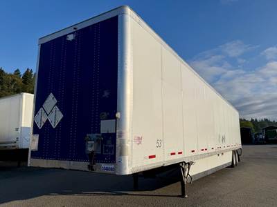 Wabash 53 ft Dry Van Trailer - Swing Door, Spring, Sliding Axle