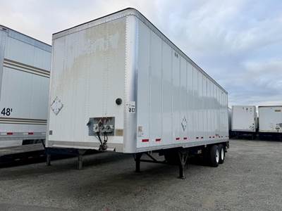 Wabash 35 ft Dry Van Trailer - Roll up Door, Spring, Liftgate, Fixed Axle