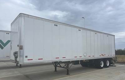 2015 Wabash 38 ft Dry Van Trailer - Roll up Door, Spring, Liftgate, Fixed Axle