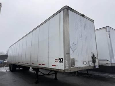 Wabash DuraPlate 53 ft Dry Van Trailer - Swing Door, Air Ride, Sliding Axle