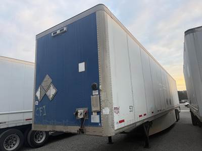 Wabash DuraPlate 53 ft Dry Van Trailer - Swing Door, Spring, Sliding Axle