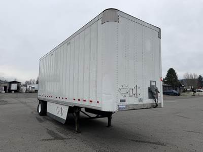 Wabash DuraPlate 28 ft Dry Van Trailer - Roll up Door, Spring, Single Axle, Fixed Axle