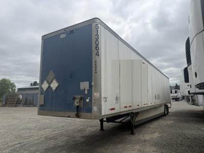 Wabash DuraPlate 53 ft Dry Van Trailer - Swing Door, Spring, Sliding Axle