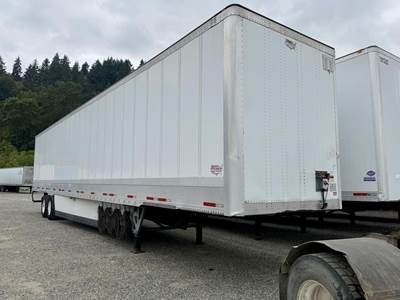 Wabash DuraPlate 53 ft Dry Van Trailer - Swing Door, Air Ride, Sliding Axle