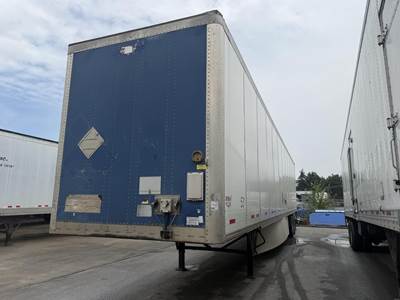 Wabash DuraPlate 53 ft Dry Van Trailer - Swing Door, Spring, Sliding Axle
