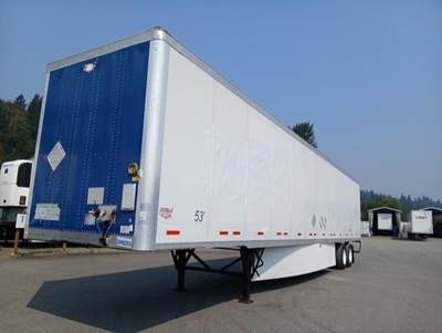 Wabash DuraPlate 53 ft Dry Van Trailer - Swing Door, Spring, Sliding Axle