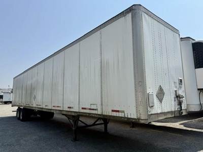Wabash DuraPlate 53 ft Dry Van Trailer - Swing Door, Air Ride, Sliding Axle